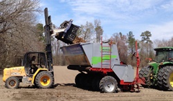 ACCUDROP planter in field