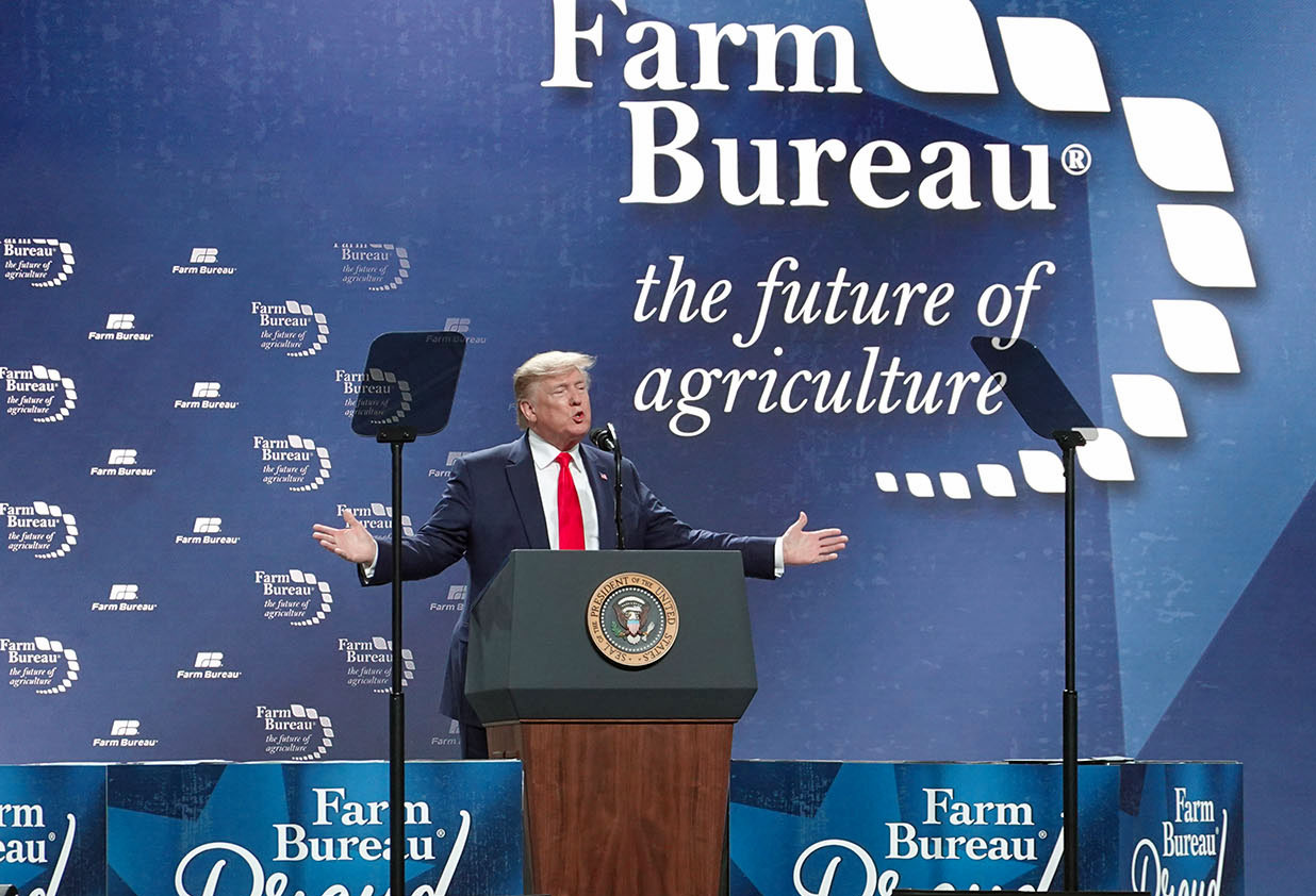 Presidents Trump Addresses Farm Bureau For Third Year | AgNewsWire